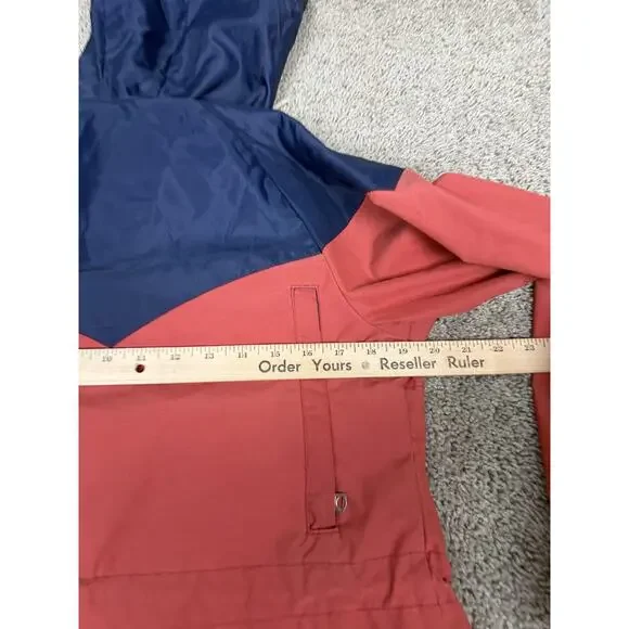 Vintage Powderhorn Mountaineering Coat Womens 10 Red Blue Hooded Ski Parka USA - Picture 14 of 16
